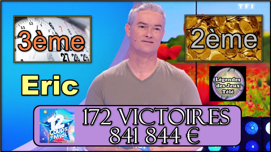 éric 12 coups de midi, records jeux tv