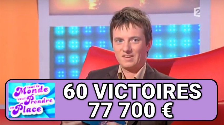 mickael, tout le monde veut prendre sa place, 61 victoires, records jeux tv