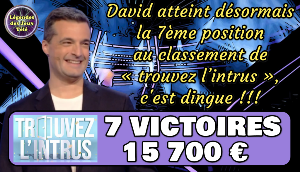 David, trouvez l&#039;intrus, france 3